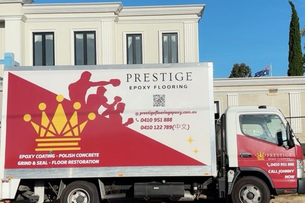 The business vehicle with all the business informaion